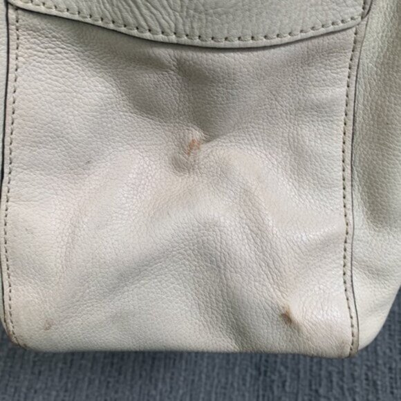 Kate Spade Chain Strap Satchel Shoulder Bag Purse Cream Leather PXRU2671-S363 - Picture 7 of 17